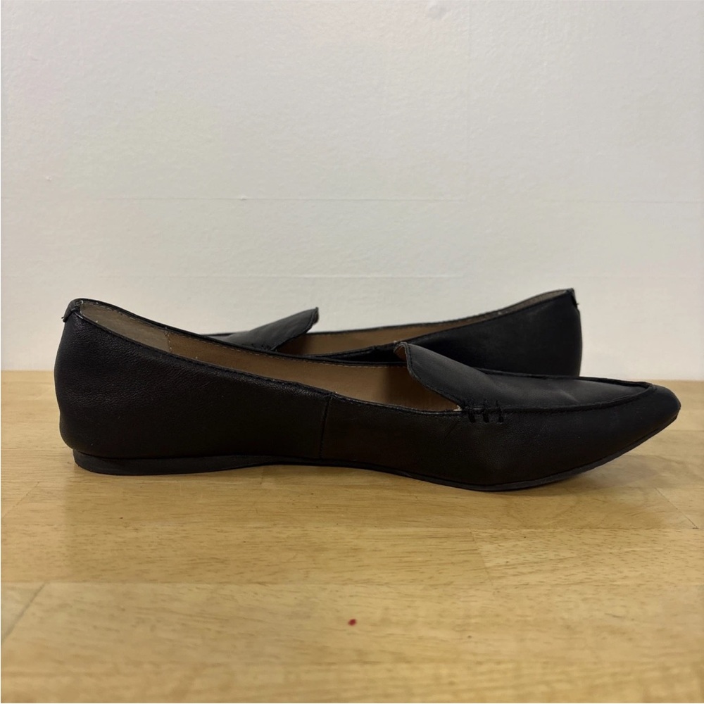 Steve Madden Women's Size 7.5 Leather Black Loafer Flats - Picture 6 of 9